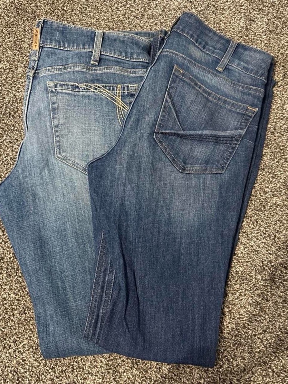 NWOT ARIAT WOMENS BOOT CUT JEANS 30L PERFECT RISE BOOT BUNDLE